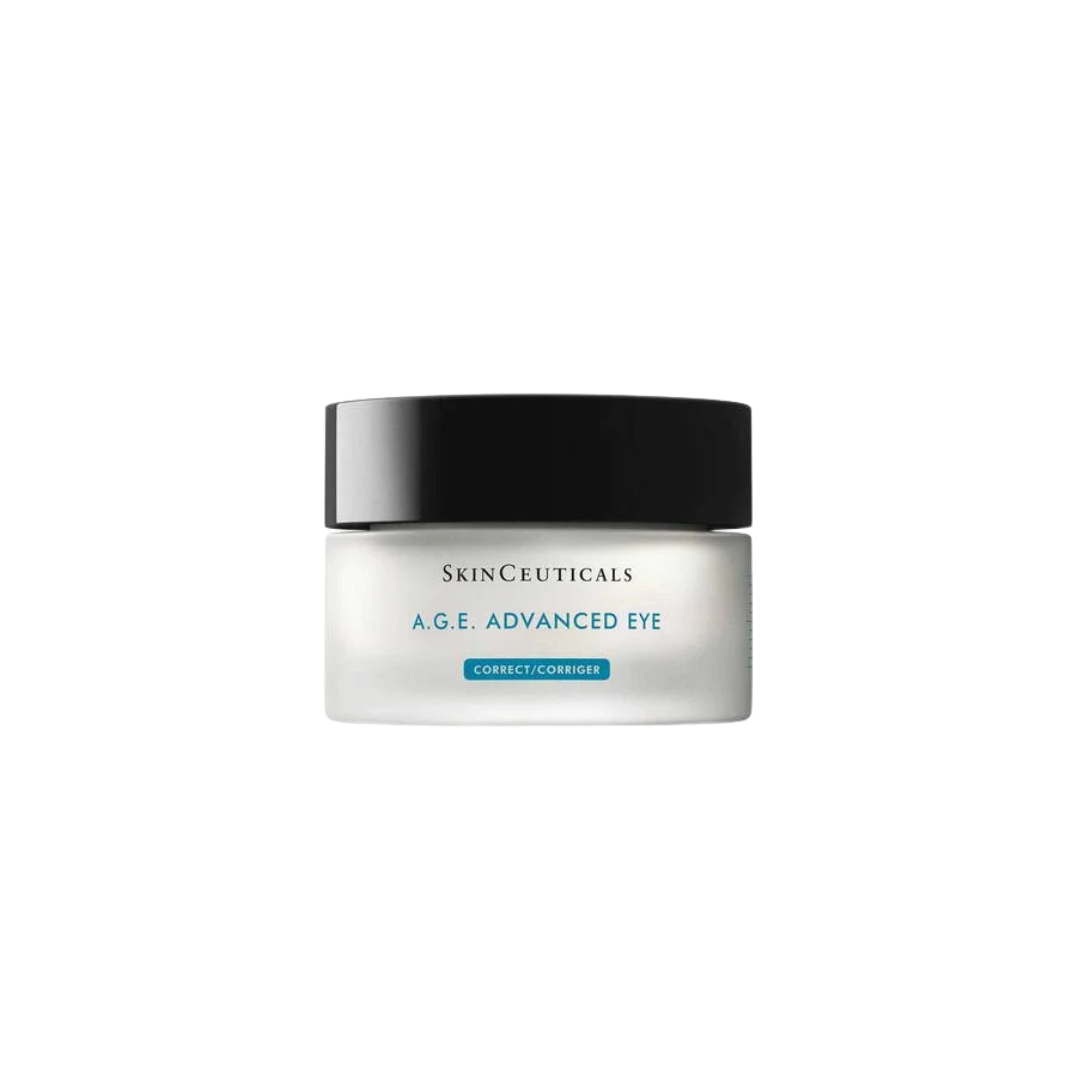 Skinceuticals A.G.E. Advanced Eye cream jar on a white background