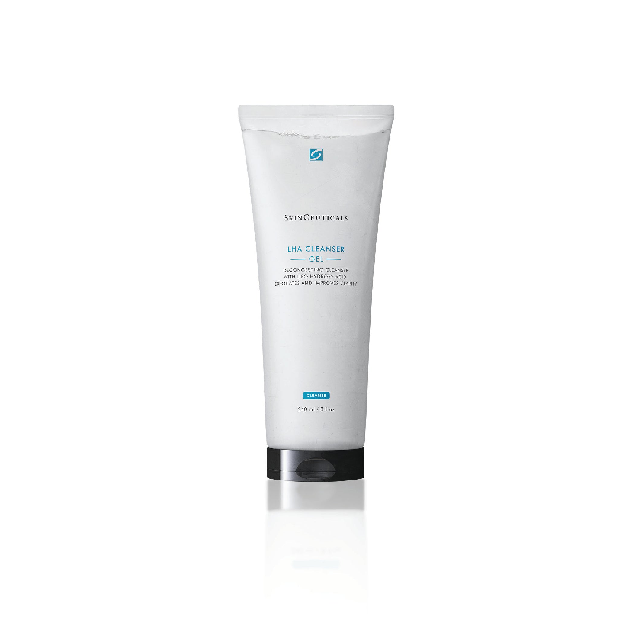 SkinCeuticals-LHA Cleansing Gel 8oz on a white background