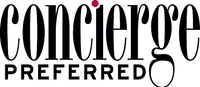Logo with the text 'Concierge Preferred' in a decorative font.